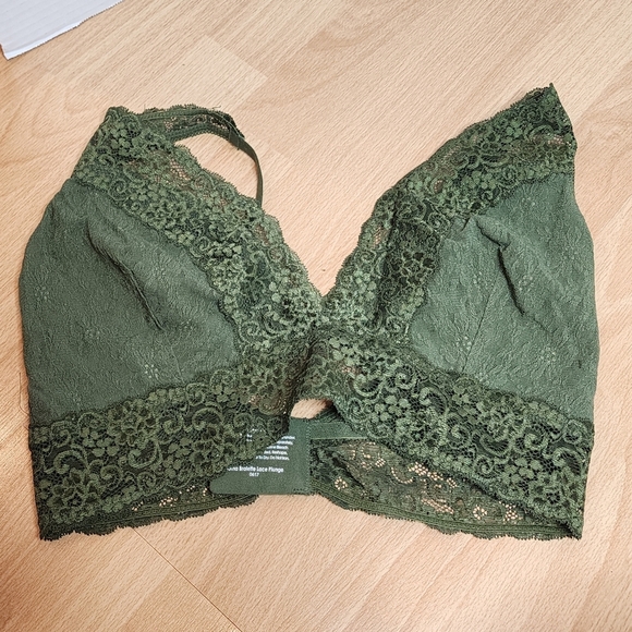 NWT Soma Green Bralette Lace Plunge Size XXL - Picture 15 of 16